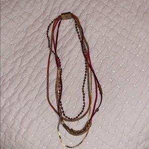 Layered statement necklace